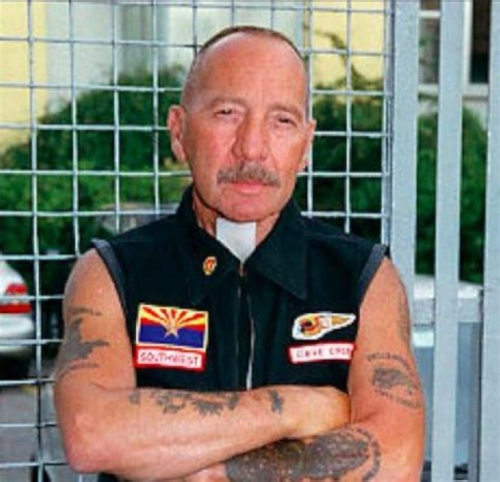 Ralph &ldquo;Sonny&rdquo; Barger, Hells Angels chieftain, is shown with his wife