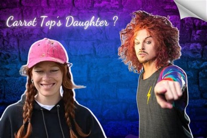 RedHaired Carrot Top Daughter Is She Celebrity?