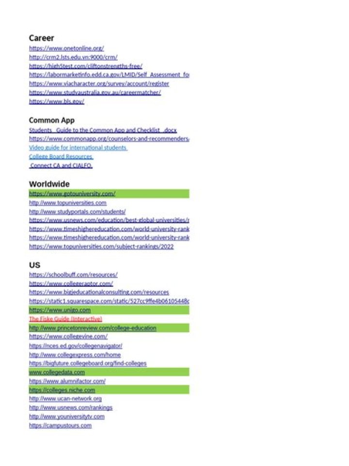 Research links