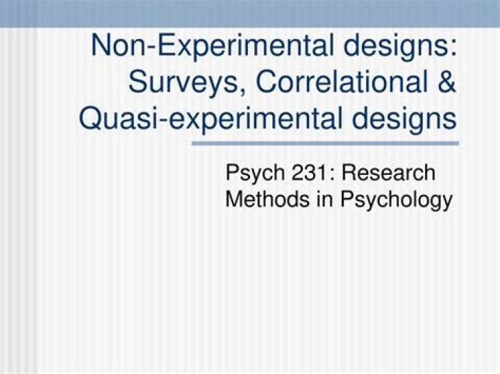 Research Methods in Psychology ppt download