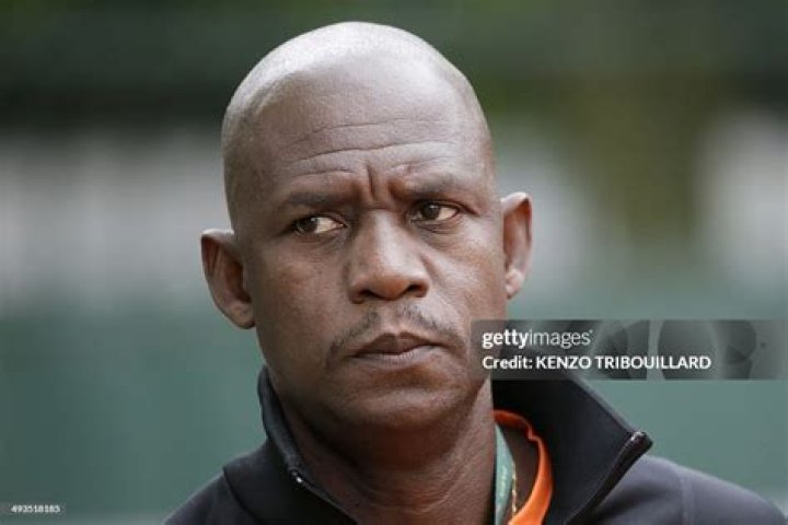 Rufin Monfils, father of France's Gael Monfils attends his son's
