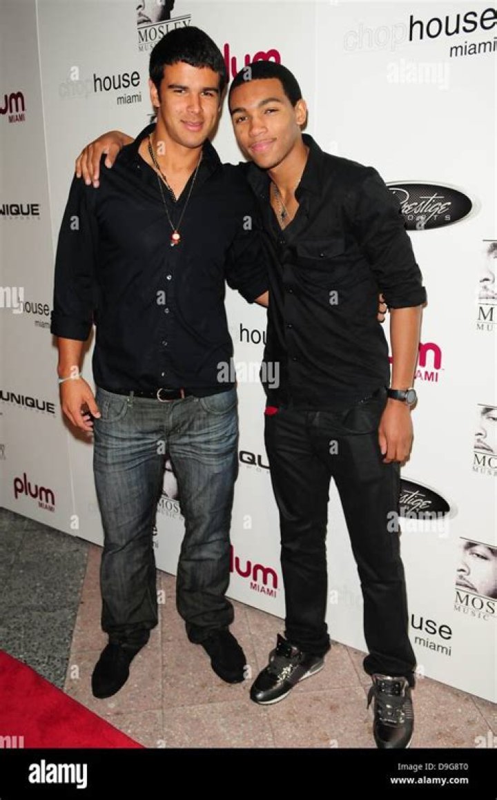 Sebastian Evers and Demetrius Mosley Plum TV Miami hosts Timbaland's
