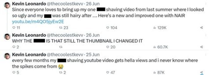 SEE Kevin Leonardo Nair's hair removal video sparks outrage on Twitter