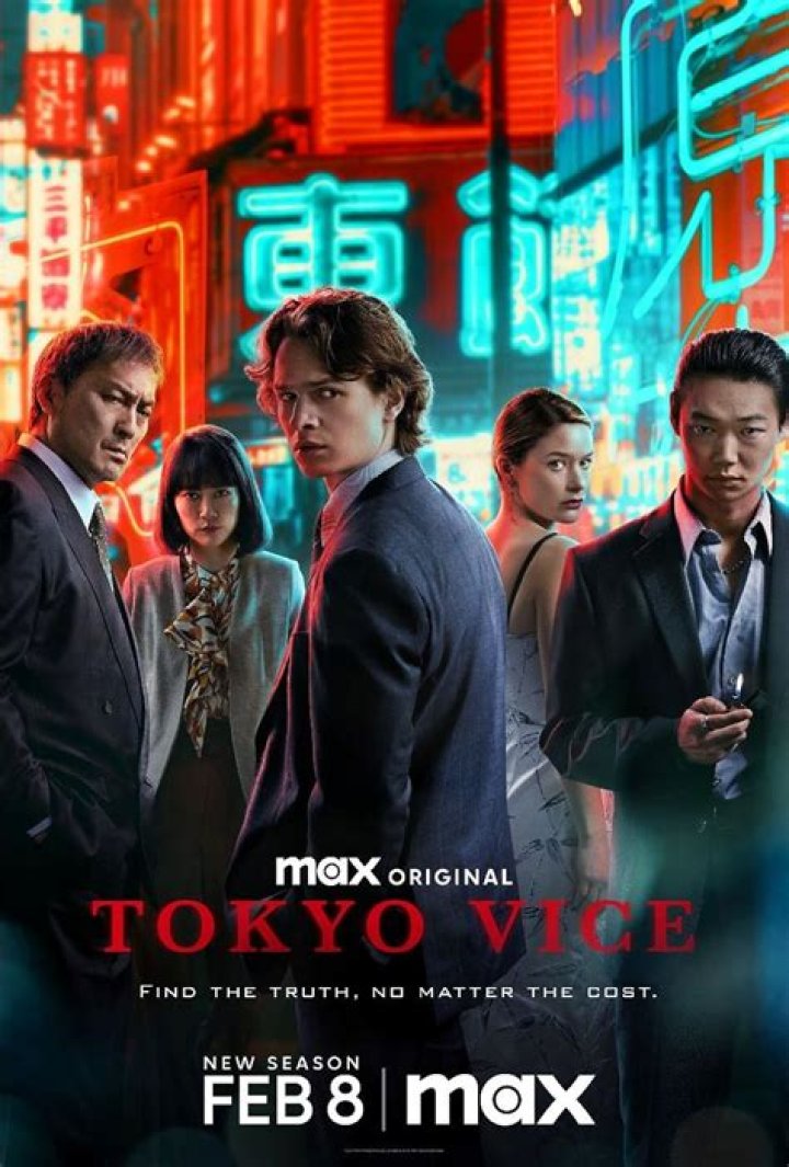 Sho Kasamatsu with Tokyo Vice Cast
