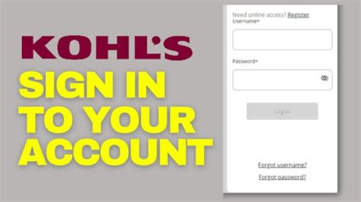 Sign in to My Kohl's Card to Make a Payment My Kohls Credit Card