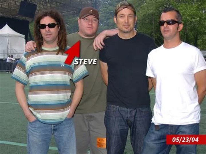 Steve Harwell with Smash Mouth band