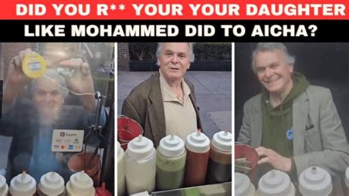 Stuart Seldowitz harasses halal cart vendor, says killing of 4,000