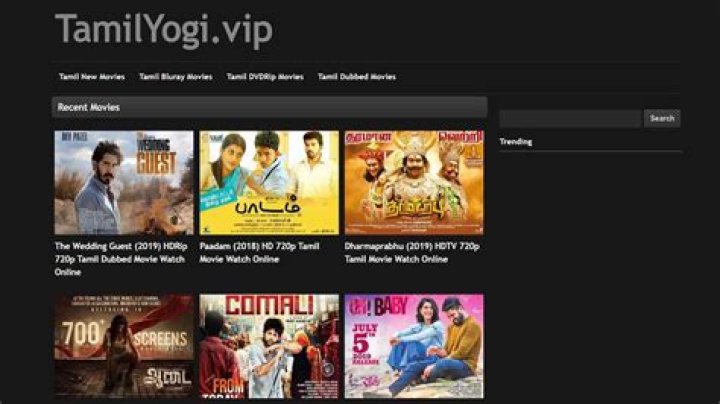 TamilYogi Website Link 2021, Tamil Yogi Movies Free Download List