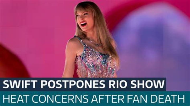 Taylor Swift postpones show in Rio due to 'extreme temperatures' a