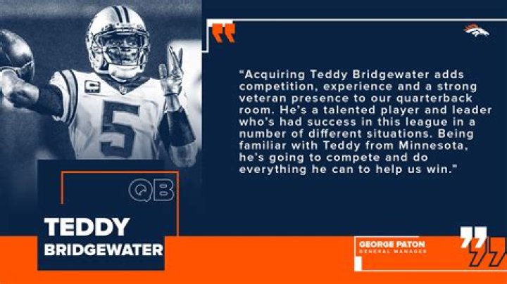 Teddy Bridgewater contract breakdown How the Panthers signed one of