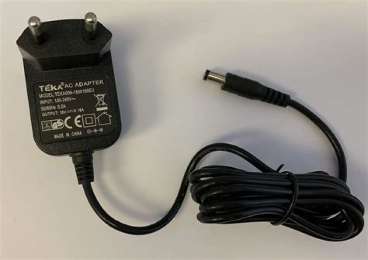 TEKA AC Adapter TEKA0061800180EU 100240V 50/60Hz 0.2A 18V 0.18A