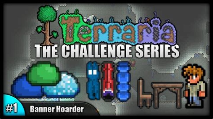 Terraria Challenges Banner Hoarder Slime Massacre & NPC Houses
