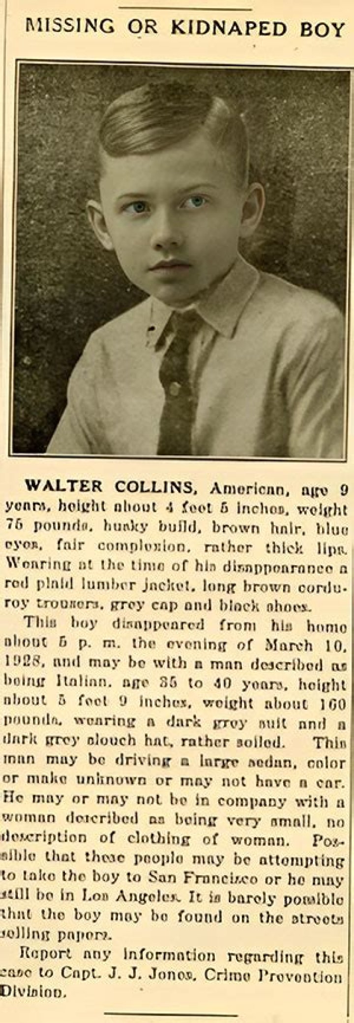 The Disappearance of Walter Collins