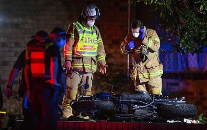 The scene of the crash
