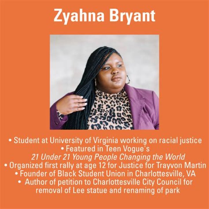 University of Virginia Student Zyahna Bryant