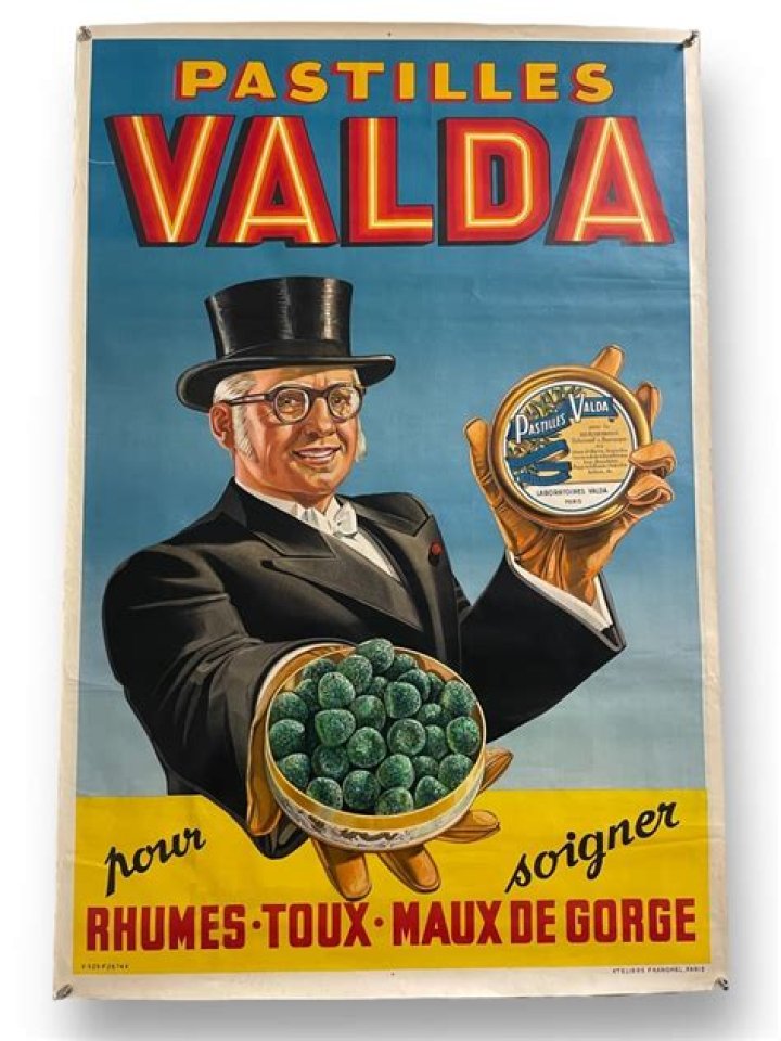 Valda Pastilles ลูกอมชนิดนุ่ม ตราวอลด้า 50 กรัม (รสเลมอน สีเหลือง) สินค้าเพื่อสุขภาพ