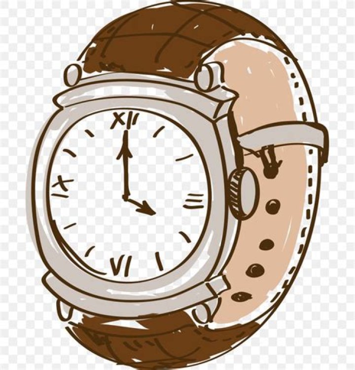 Watch Cartoon Drawing Clip Art Reloj De Mano Dibujo PNG Image