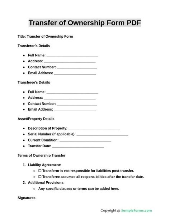 What form of ownership is easiest to transfer?