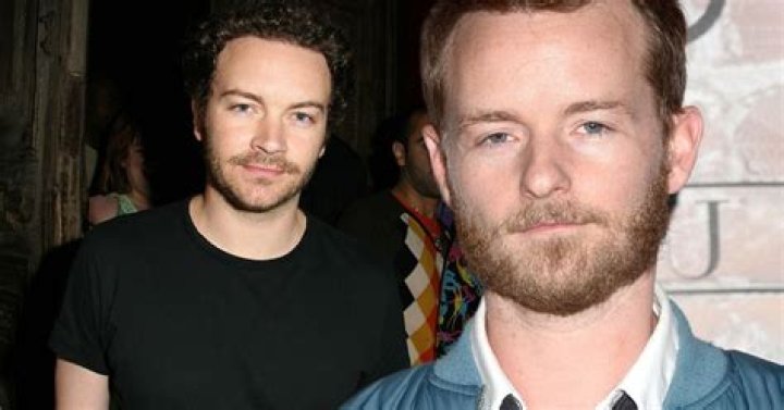 Will Masterson with his friend