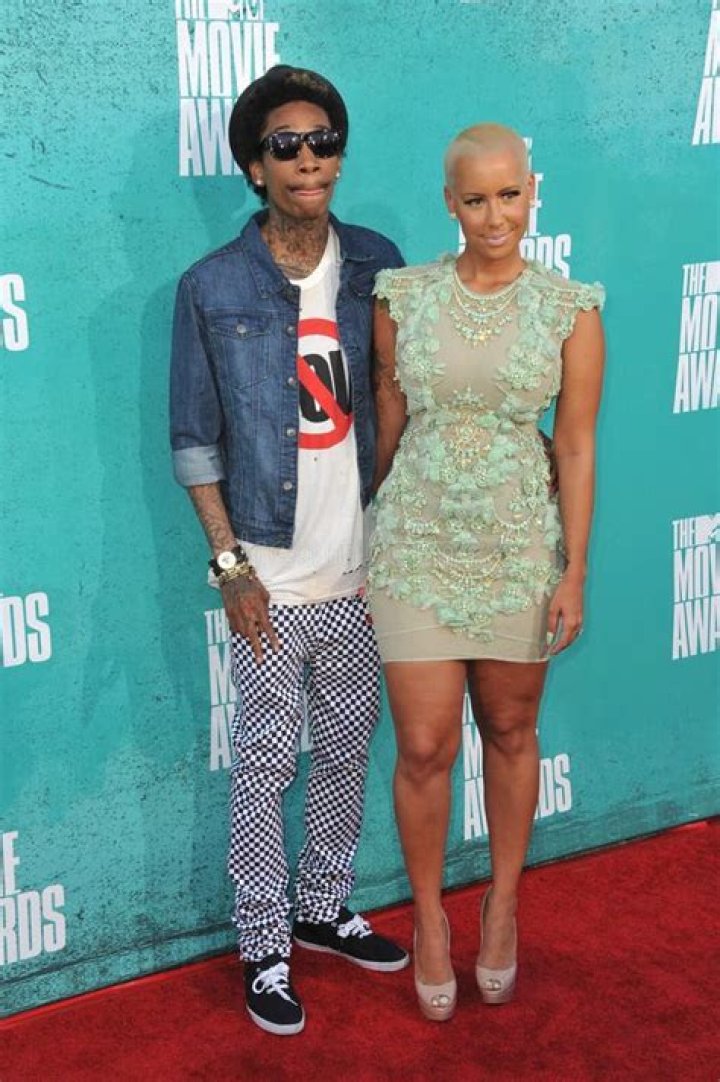 Wiz Khalifa & Amber Rose Support Son As CoParents At His Graduation